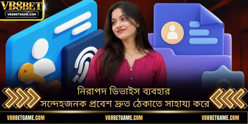 নিরাপদ ডিভাইস ব্যবহার সন্দেহজনক প্রবেশ দ্রুত ঠেকাতে সাহায্য করে