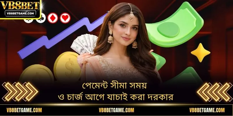 পেমেন্ট সীমা সময় ও চার্জ আগে যাচাই করা দরকার