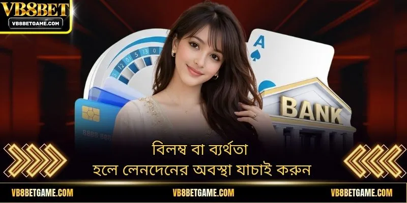 বিলম্ব বা ব্যর্থতা হলে লেনদেনের অবস্থা যাচাই করুন