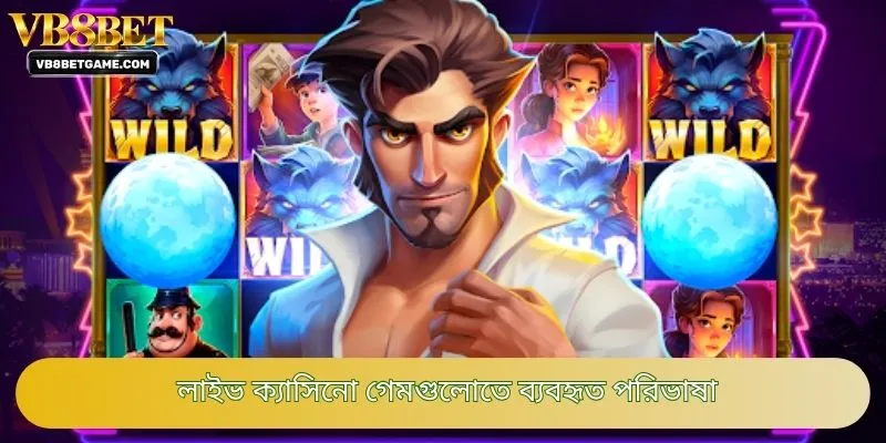 লাইভ ক্যাসিনো গেমগুলোতে ব্যবহৃত পরিভাষা