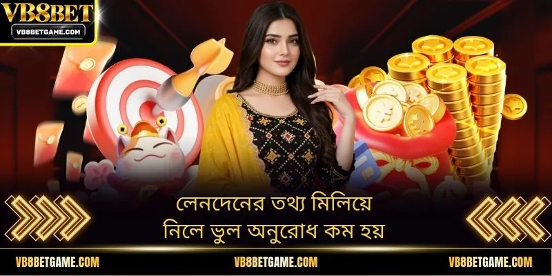 লেনদেনের তথ্য মিলিয়ে নিলে ভুল অনুরোধ কম হয়