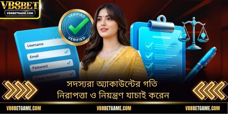 সদস্যরা অ্যাকাউন্টের গতি নিরাপত্তা ও নিয়ন্ত্রণ যাচাই করেন